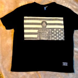 Asap Rocky VSVP Black T Shirt large